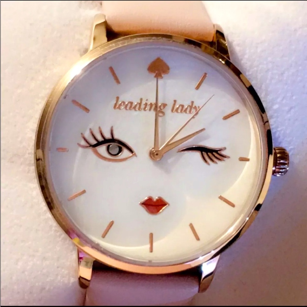 🌸KATE SPADE® GORGEOUS Cutest  Softly Pink Leading Lady Watch🌸